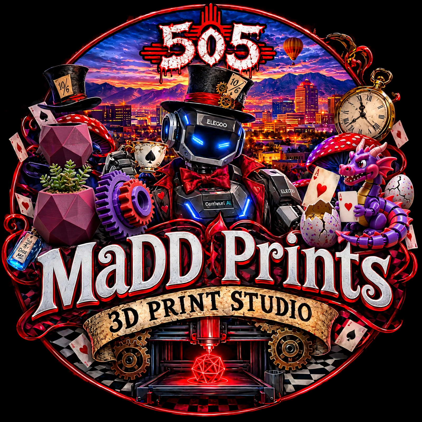 MaDD Prints logo